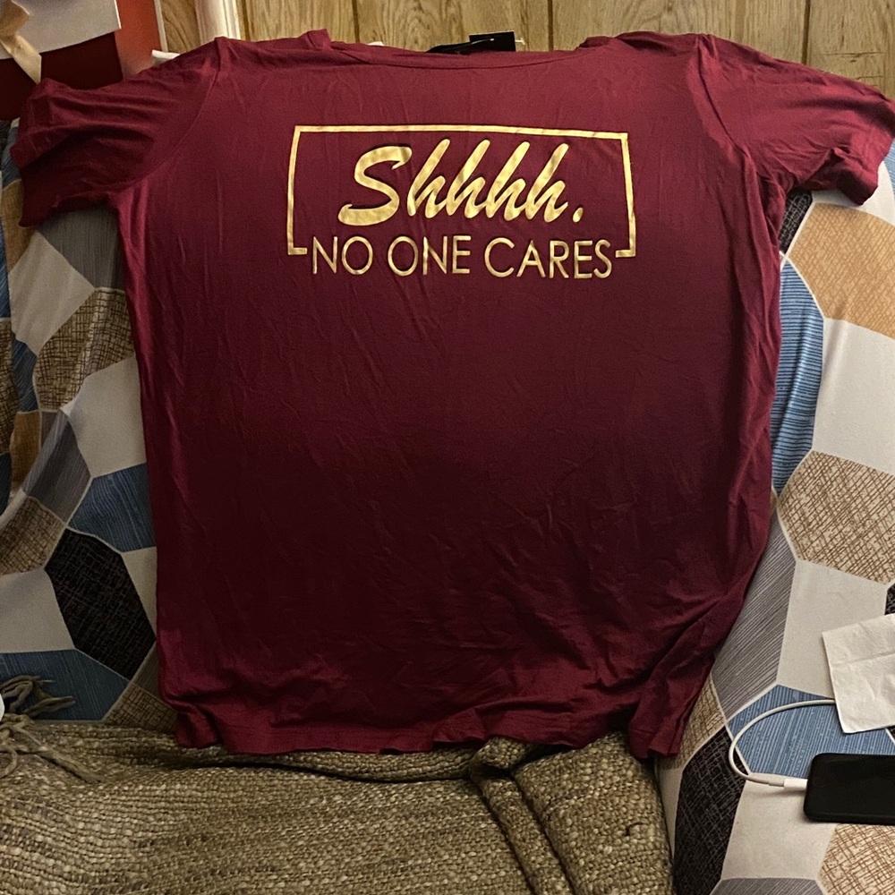 Ashley Stewart Burgundy Top